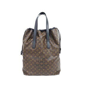 Louis Vuitton Tote Bag Fragment Cabalite Macassar Brown Pouch